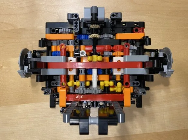 The building block transmission is extremely complex