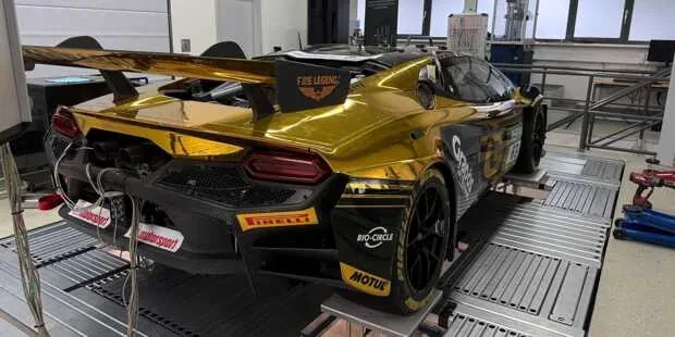 Neuer Lamborghini am Prüfstand: So sieht Rosbergs Hightech-Anlage aus
