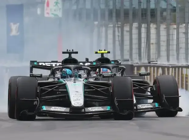 Title image for the news: Kimi Antonelli and George Russell at the Formula 1 race in Canada 2026