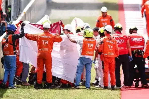 Update Alex Marquez: This is how he is doing after the serious crash in Barcelona