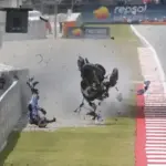 Alex Marquez after Barcelona crash: "I know how lucky I was"