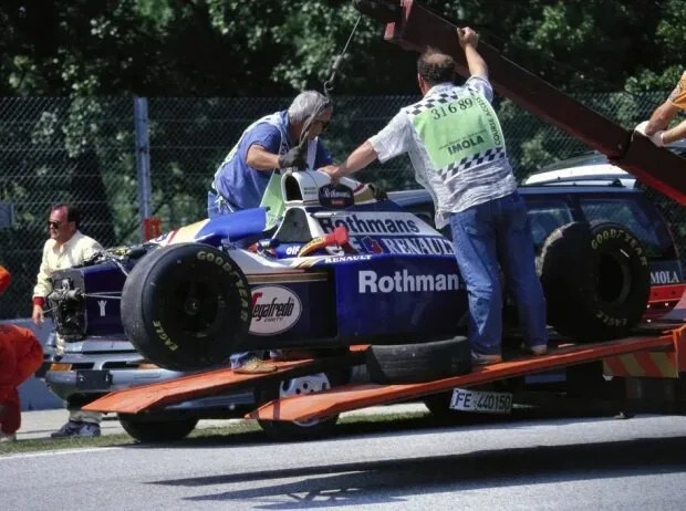 Ayrton Senna's accident at the 1994 Formula 1 race in Imola