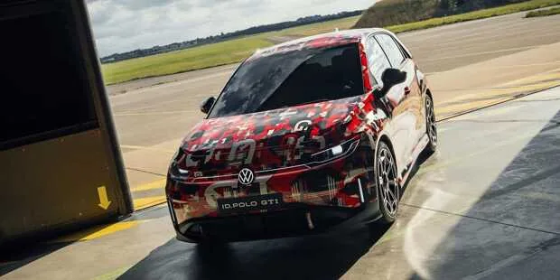 VW zeigt den ersten elektrischen ID. Polo GTI am Nürburgring