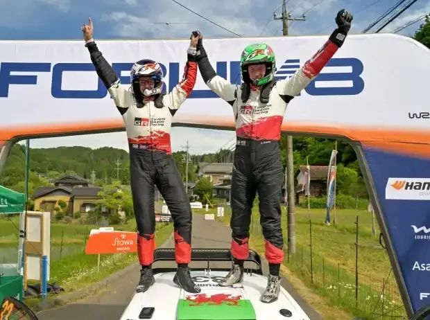 WRC Rally Japan 2026: Evans celebrates second win of the season