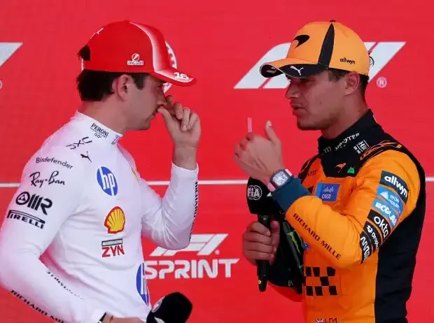 Too late in the press conference: Penalties for Leclerc and Norris?