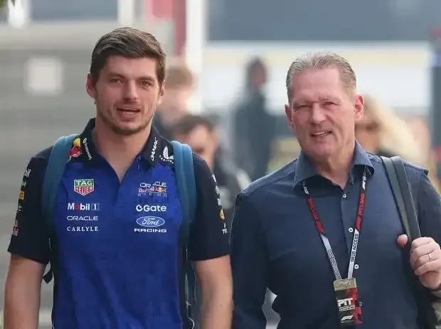 Title image for the news: Max Verstappen and his father Jos Verstappen in the Formula 1 paddock