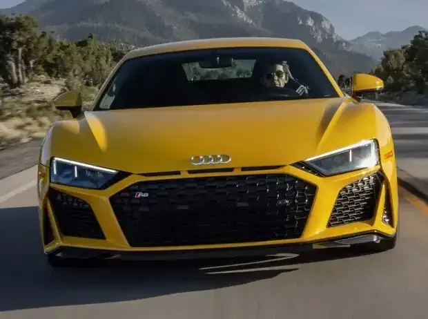 Titel-Bild zur News: Audi R8 V10 in Vegas-Yellow