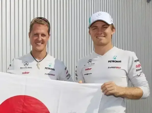 Titel-Bild zur News: Michael Schumacher, Nico Rosberg