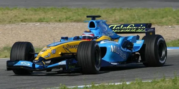 All Formula 1 cars of Fernando Alonso