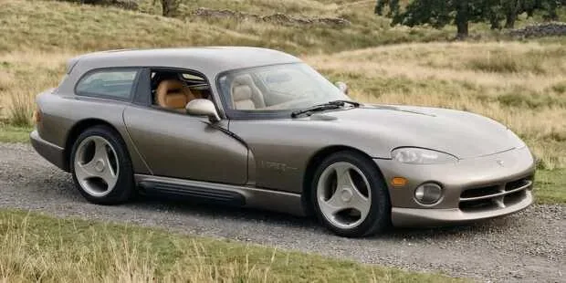 Dodge Viper RT/10 Shooting Brake KI Konzept von Sebastian Simonsson
