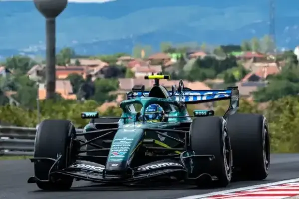Honda celebrates engine premiere at Aston Martin film day at Hungaroring