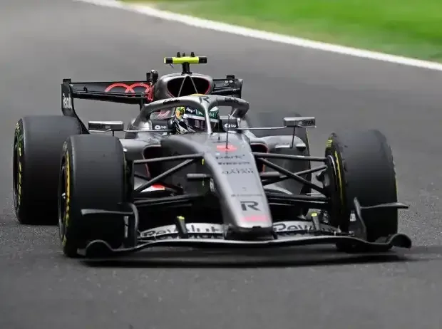 Title image for the news: Gabriel Bortoleto in the Audi R26 at the 2026 Formula 1 race in Spa-Francorchamps