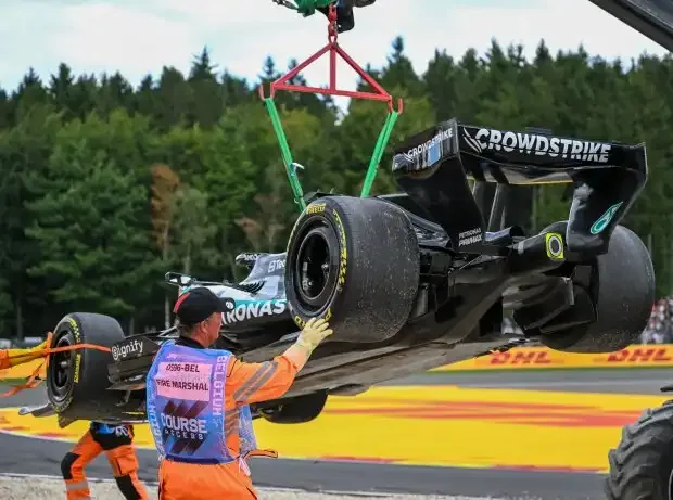 Formula 1 Technology: Mercedes Floor Unveiled After Russell's Retirement in Spa