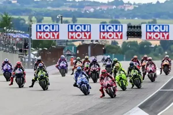 First reactions of MotoGP stars to wider spacing on the grid