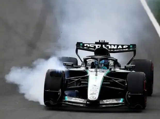 Title image for the news: Lock-up by George Russell (Mercedes) at the 2026 Canadian Grand Prix