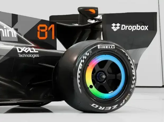Titel-Bild zur News: Hinterreifen am McLaren