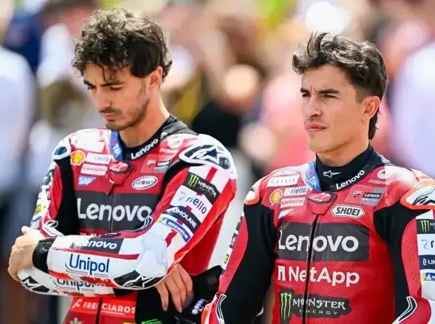 Titel-Bild zur News: Francesco Bagnaia, Marc Marquez