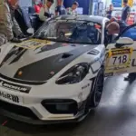 Two Porsche legends in the last-built 718 Cayman GT4 RS CS