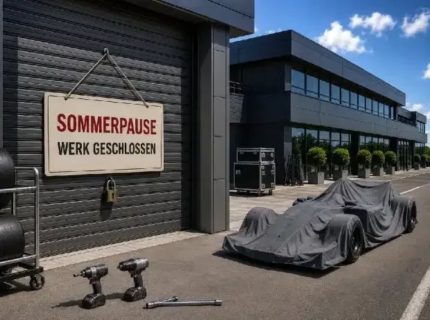 Title image for news: Symbolic image for factory closure during the Formula 1 summer break