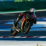 Bezzecchi back on the bike: Aprilia star tests in Misano before comeback