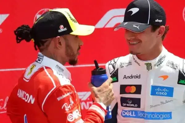 F1 stars private: Hamilton cuddles with Kardashian, Norris celebrates with Earle
