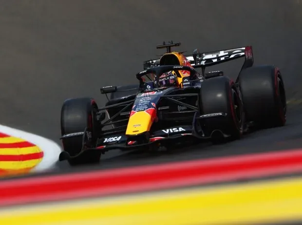 Max Verstappen (Red Bull RB22) at the Formula 1 race in Belgium 2026