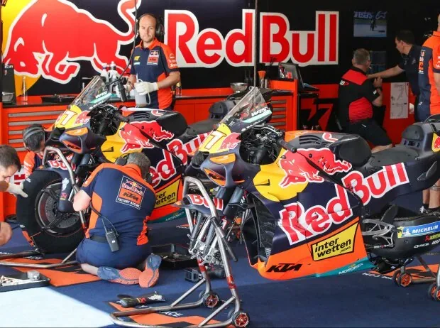 Box von KTM im MotoGP-Fahrerlager
