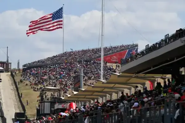 MotoGP before show appearance at the Formula 1 weekend in Austin