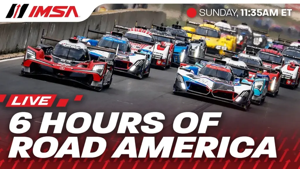 IMSA Road America 2026: Free Livestream and TV Broadcast
