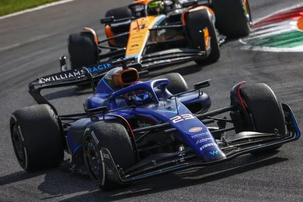 Alexander Albon Lando Norris Williams Williams F1McLaren McLaren F1 ~Alexander Albon (Williams) and Lando Norris (McLaren) ~