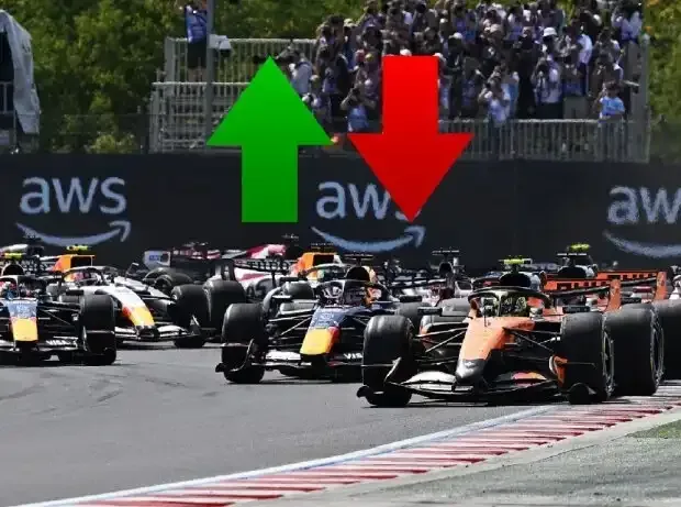 Title image for the news: The start of the Formula 1 race in Hungary 2026