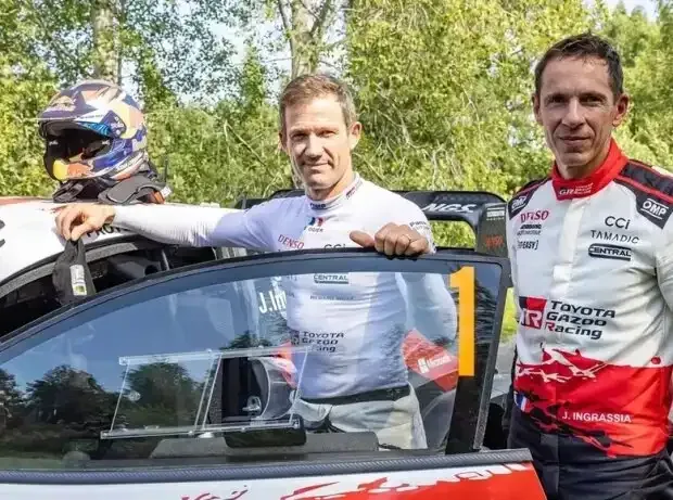 Titel-Bild zur News: Sebastien Ogier und Julien Ingrassia vor dem Unfall
