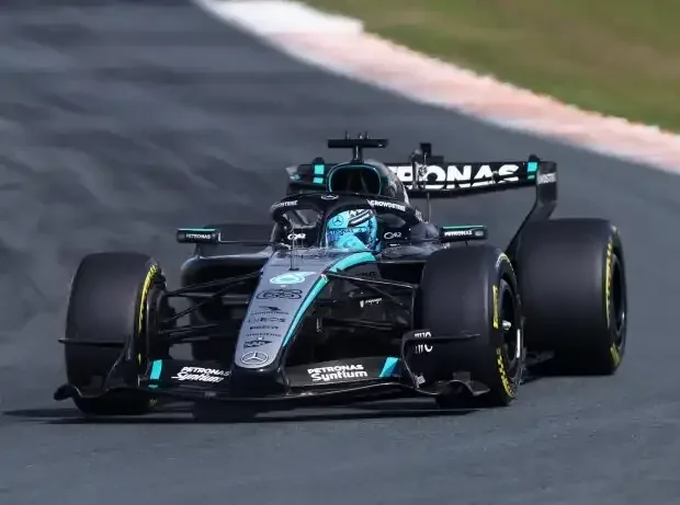 Title image for the news: George Russell (Mercedes W17) at the Formula 1 race in Zandvoort 2026