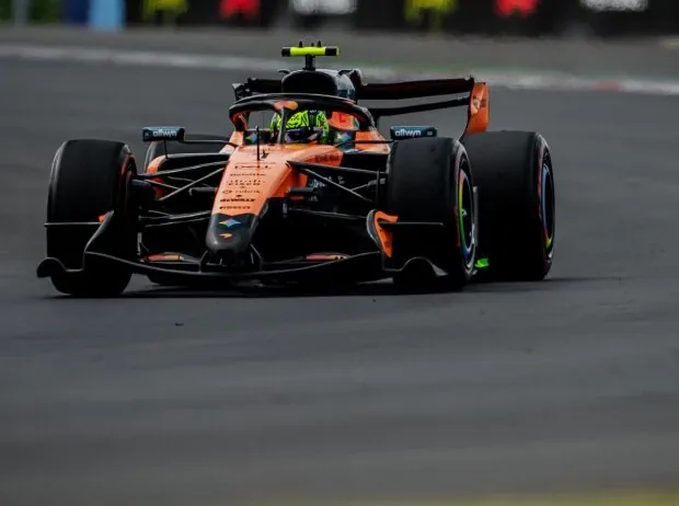 Lando Norris (McLaren MCL40) at the Formula 1 race in Hungary 2026