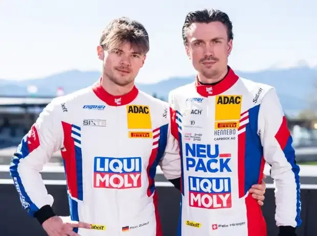 Ein Blick hinters Visier im ADAC GT Masters: Felix Hirsiger und Finn Zulauf