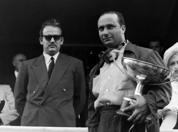 Juan Manuel Fangio at the Formula 1 race in Monaco 1950