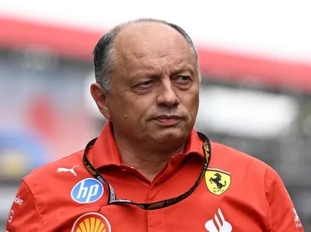 Ferrari team principal Frederic Vasseur in the Formula 1 paddock 2024