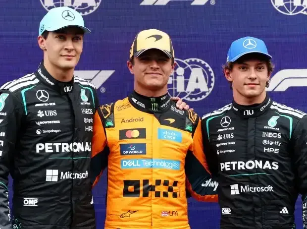 Titel-Bild zur News: Lando Norris, George Russell