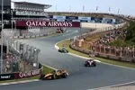 Lando Norris (McLaren) und Charles Leclerc (Ferrari)