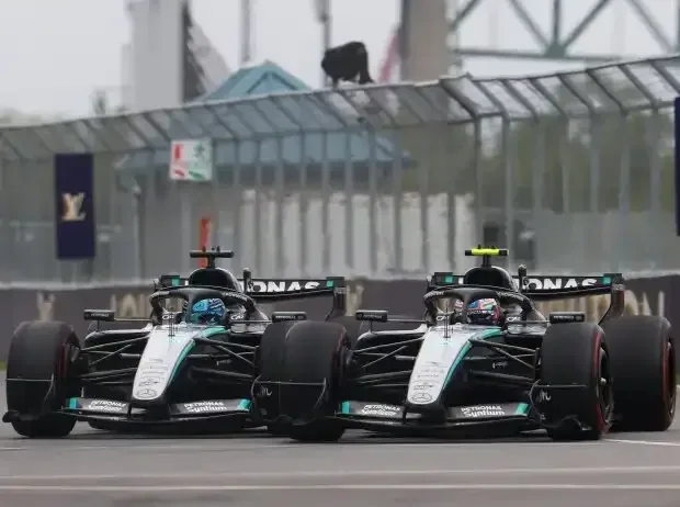 Title image for the news: Kimi Antonelli and George Russell (Mercedes W17) at the 2026 Canadian Formula 1 race