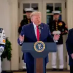 How Donald Trump staged himself at the IndyCar race in Washington