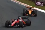 Charles Leclerc (Ferrari) und Lando Norris (McLaren)