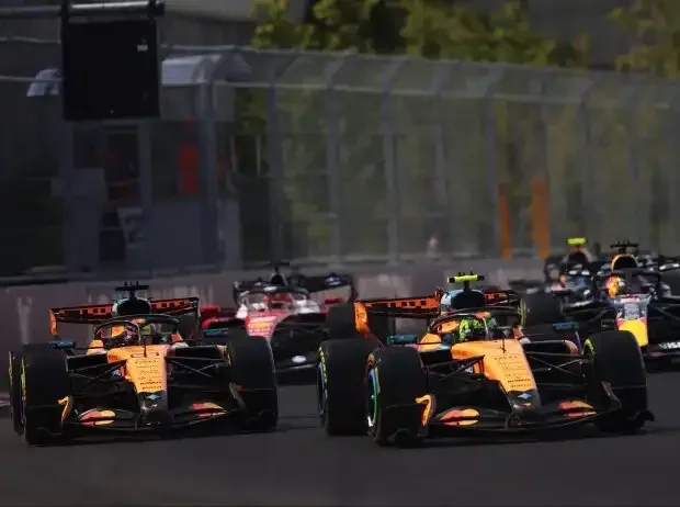 Title image for the news: The start of the Formula 1 race in Hungary 2026