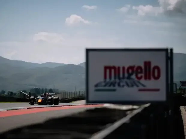 Title image for the news: Liam Lawson at the Pirelli test in Mugello