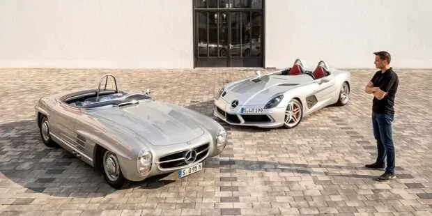 Mercedes-Benz Classic 300 SLS und SLR Stirling Moss