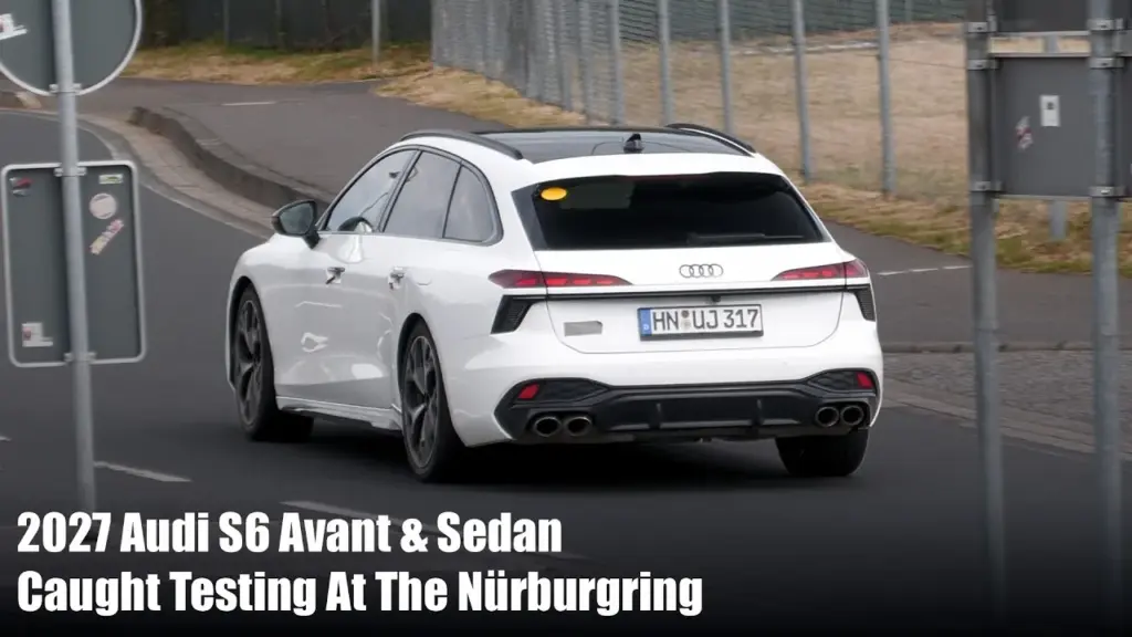 Audi S6: Upcoming Generation Revealed Undisguised as Plug-in Hybrid