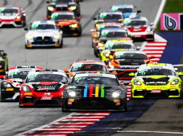 Start of the ADAC GT4 Germany 2025 at the Red Bull Ring in Spielberg