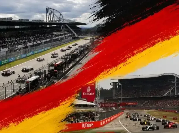 Title image for the news: Photo montage: Formula 1 starting scenes at Nürburgring and Hockenheimring