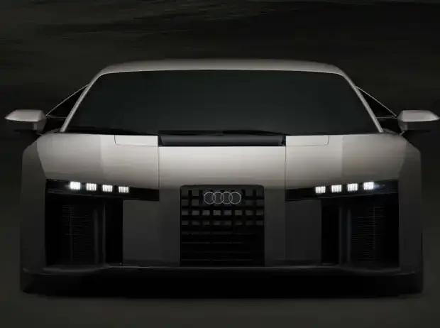 Title image for the news: The front view of the Audi Nuvolari