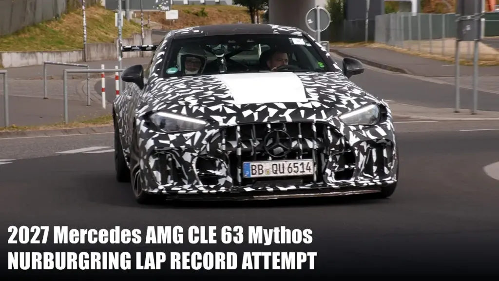 Mercedes tests wild AMG V8 coupe at the Nürburgring